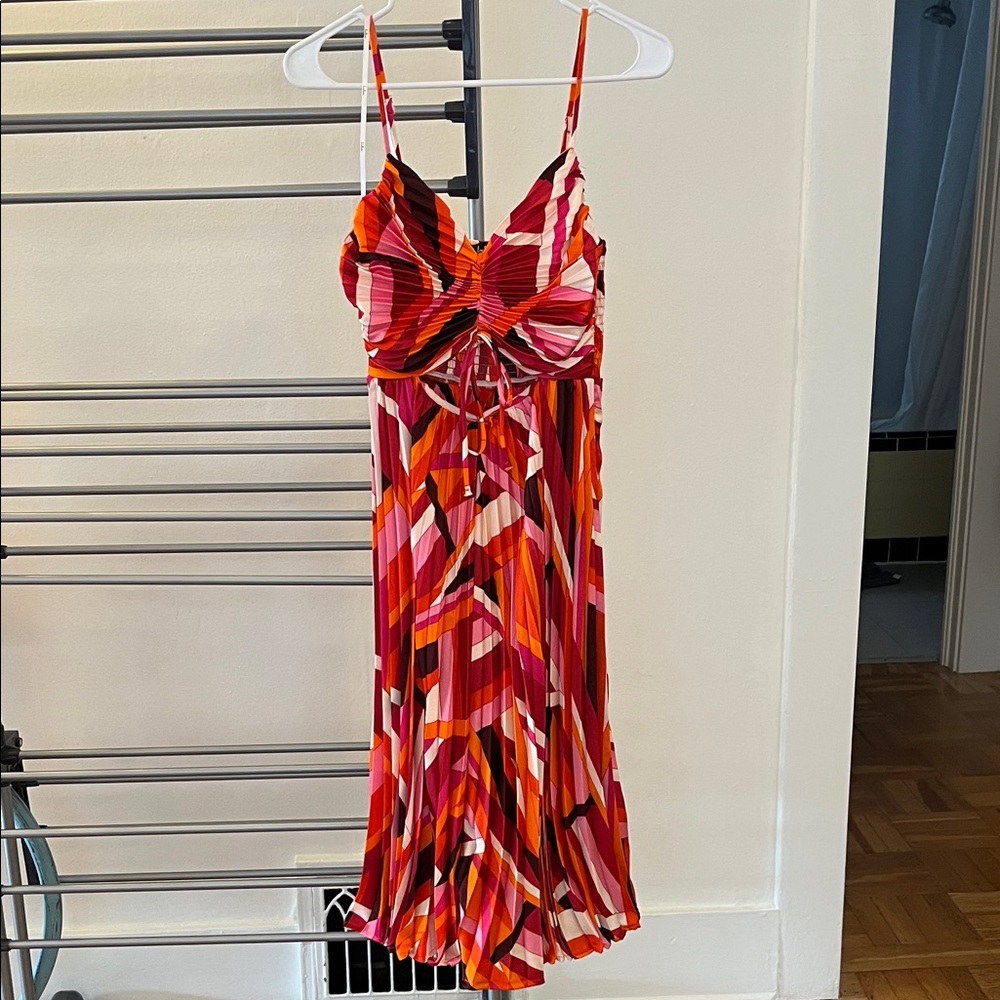 Lulu's Colorful Strappy Maxi Dress